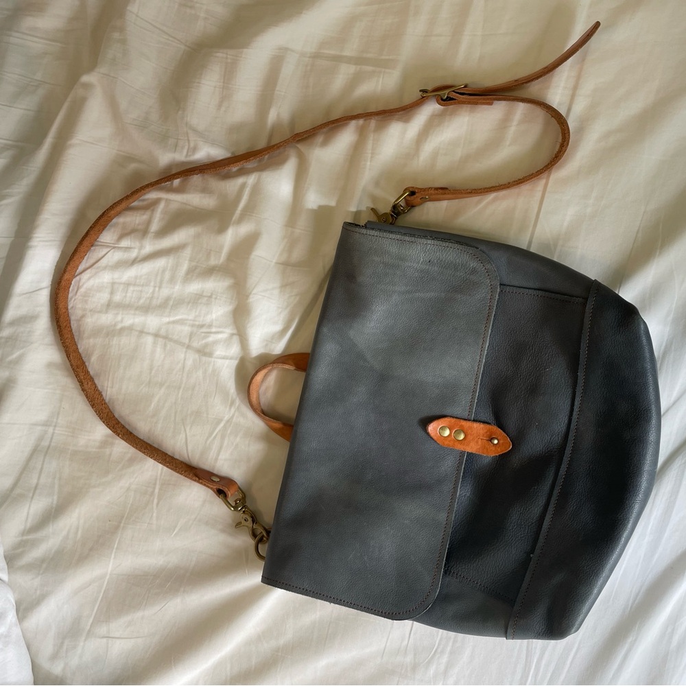 Howl and Hide handmade leather purse